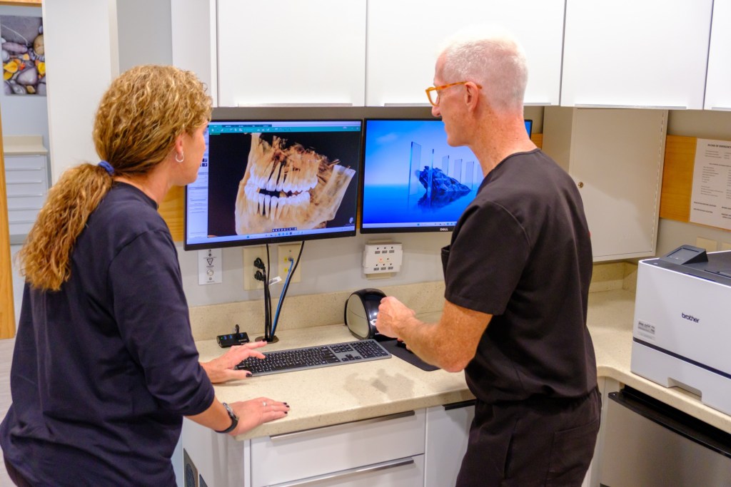 examining digital scan