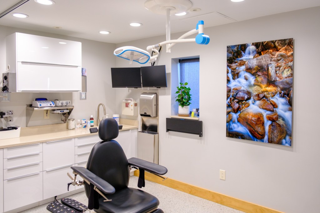 treatment room with chair