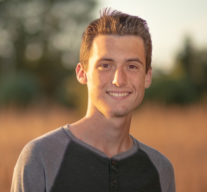 young man smiling