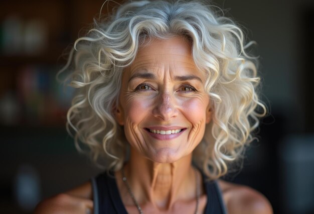 curly hair older women